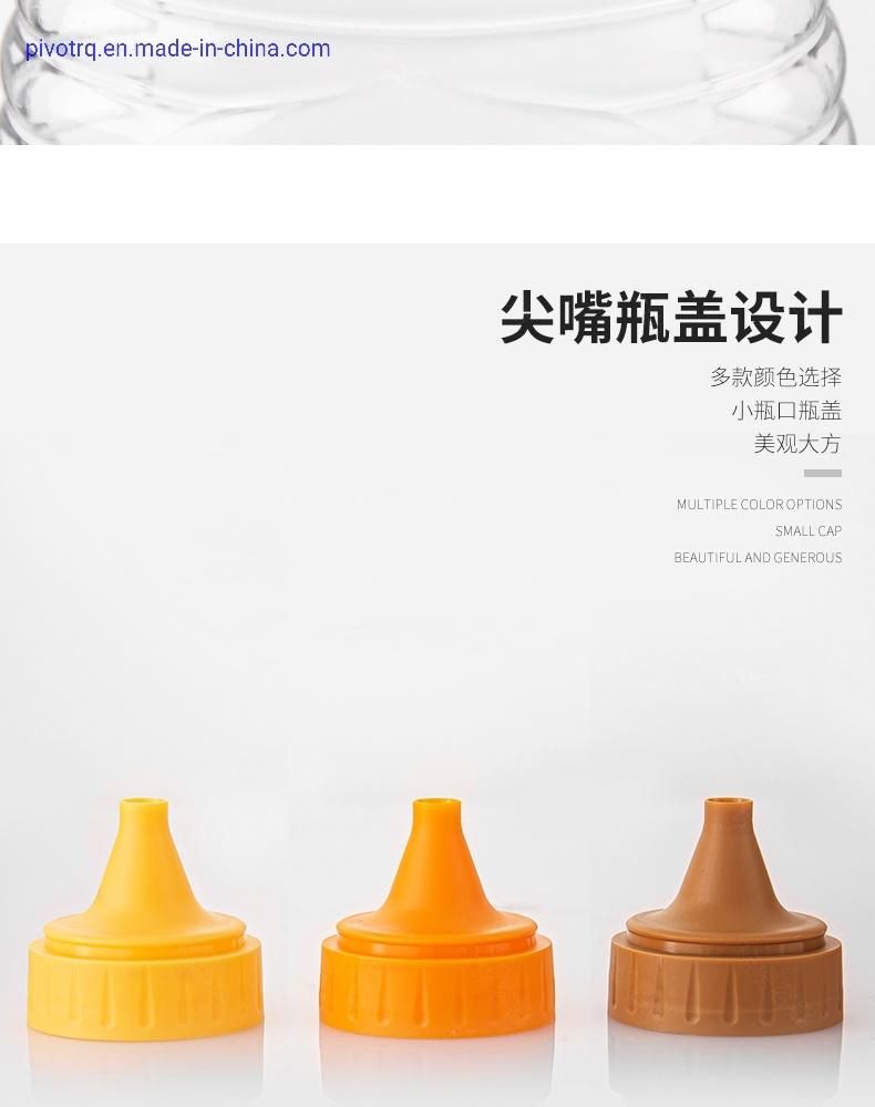 800g 500g 1000g Plasticbottle Honey Syrup Squeeze Shape