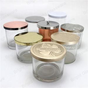 Custom Design Metal Candle Lid with Logo Engraved, Candle Jar with Candle Lid Wholesale