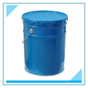 20liters Blue Metallic Bucket with Flower Lids