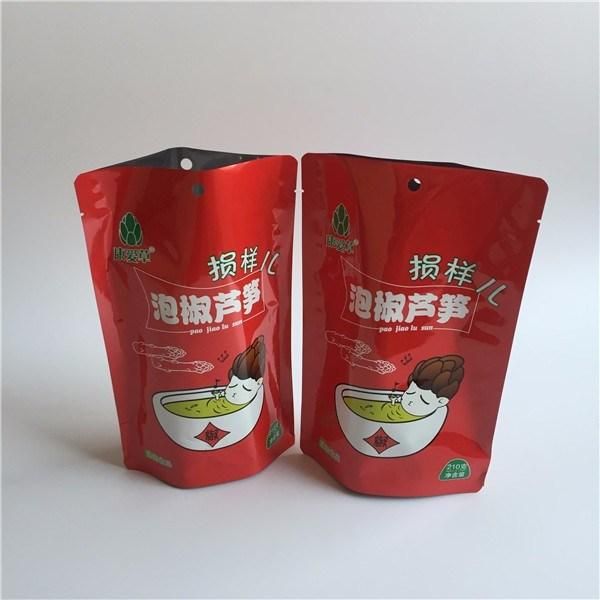 Wholesale Leisure Snack Packaging Bag Custom Print Aluminum Foil Lamination Bag Self-Seal Stand-up Pouch