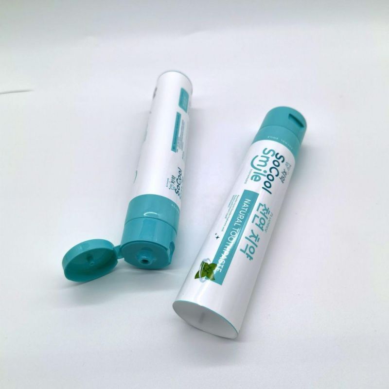 Sample Available Empty Plastic Cosmetic Tubes 50ml Matte Custom Tubes Oval Soft Squeeze Oval Tube Packaging