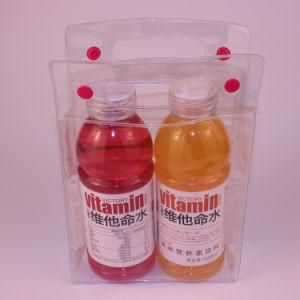 Wholesale Customized Clear PVC Packaging Bag, Promotional Drink Bottle Packing Bag