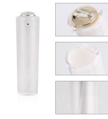 30ml 50ml 100ml Cylinder Acrylic Lotion Pump Bottle