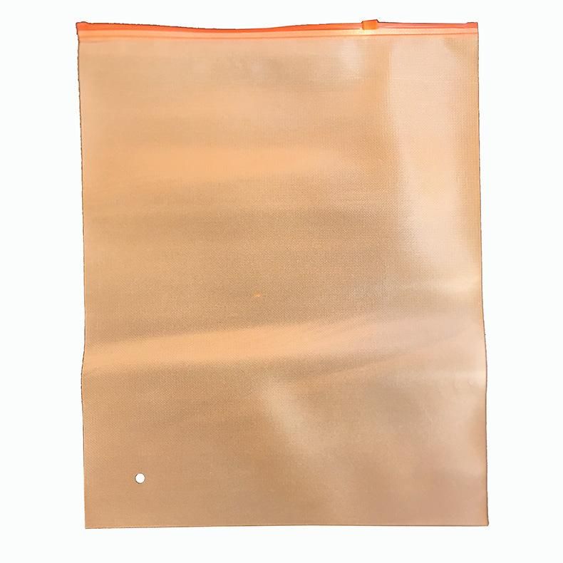 Poly Bag PE CPE Packaging Bags with Zipper for Garment