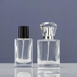 Empty Atomizer Bottle 50ml Refillable Clear Glass Luxury Spray Perfume Bottle