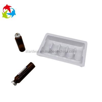 White Theroformed Plastic Blister Ampoule Tray