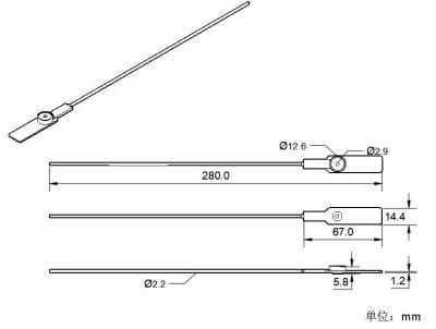 High Security Seal, Tamper Proof Plastic Seals for Free Sample