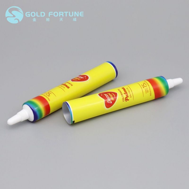 Small Long Nozzle Squeeze Plastic Tube for Eye Cream Packaging
