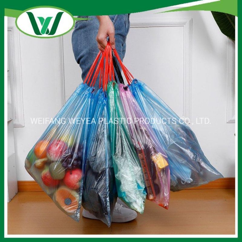 Drawtape and Draw String Bags, Printed Plastic Shopping Bags, Restaurant Togo Take out Bags