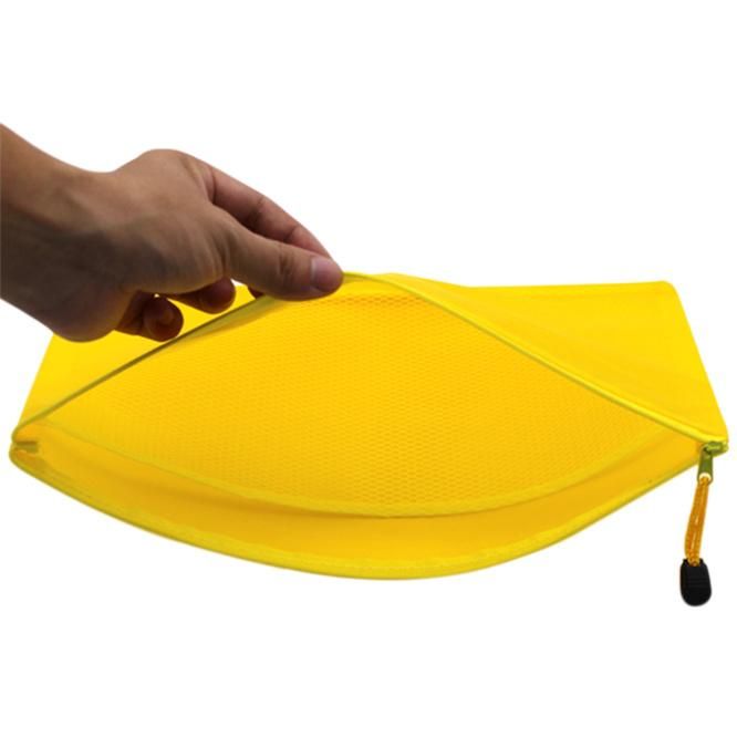 Nylon Zippered Bag for Documents and Stationery