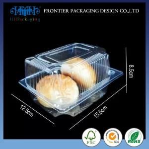 Custom Plastic Square Storage Food Packaging Box with Lid