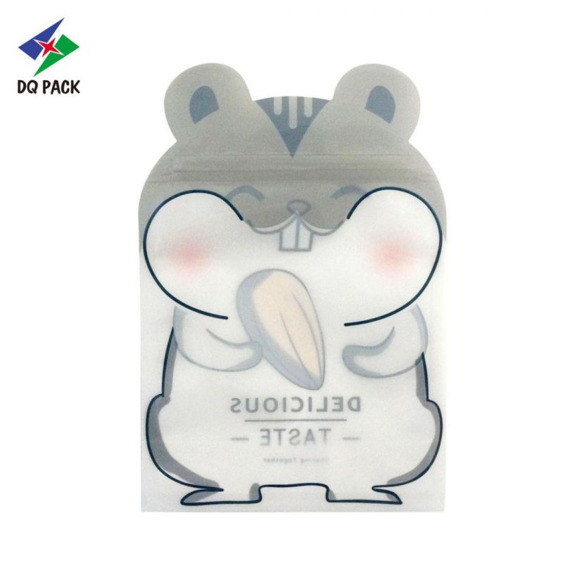 Customized Printing Stand up Zipper Pouch Animal Shape Pouch for Food
