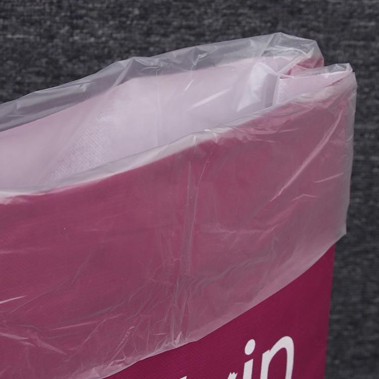 Carry Handle Packaging Bag for Cat Litter Natural/Animal Feed/Pet Food Strong Plastic Bag