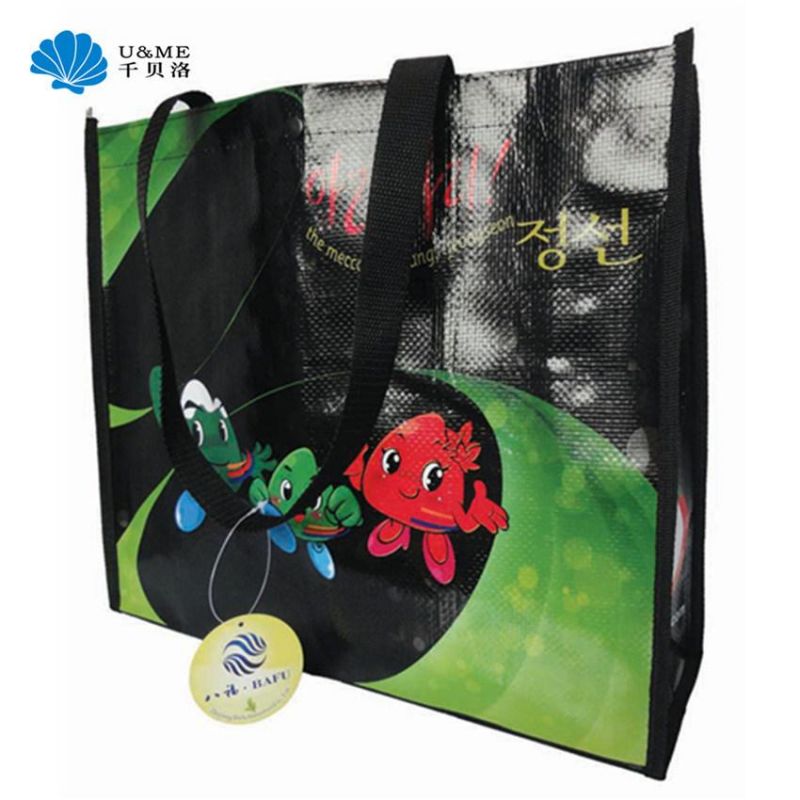 Glossy Laminated PP Woven Shopping Gift Bag