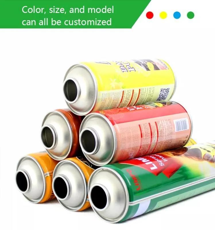 52mm 65mm Diameter Tinplate Aerosol Cans From Professional Manufacturer