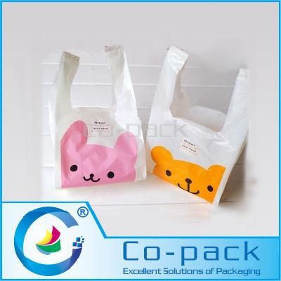 Custom Puncture Resistance Plastic Vest Carrier Bags