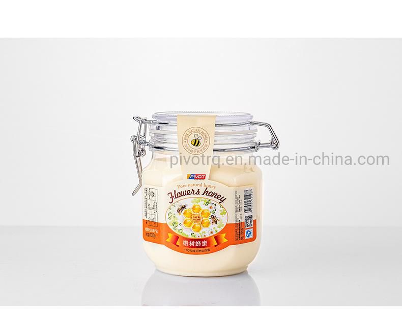 250g Plastic Honey Storage Bottle with Handle for Packing Honey White Honey
