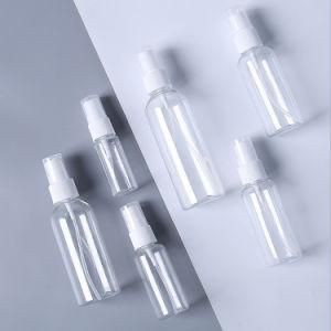 30ml 50ml 100ml Clear Blue Green Pet Spray Bottle with Fine Mist Sprayer