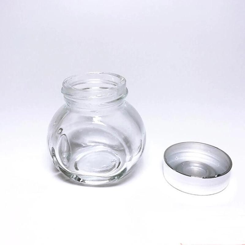 380ml 480ml Clear Round Glass Storage Jar Storage Jars