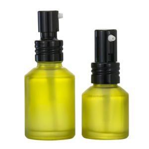 30ml 60ml 100ml 120ml Flat Shoulder Transparent and Frost Glass Essential Oil Dropper Bottle