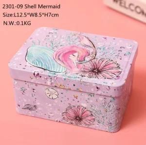 Fashion Creative Good Kitchen Metal Bread Bin Storage Tin Container with Lid