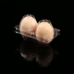 Pet Plastic Clamshell Package Egg Tray with 2 Holes