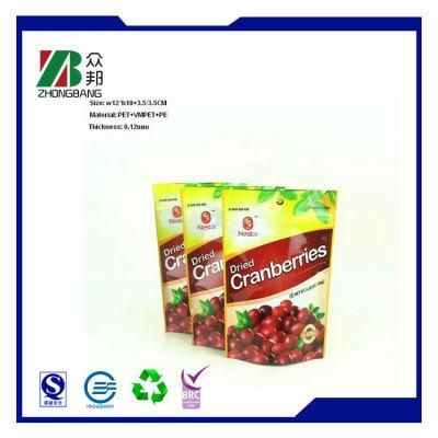 Zip Lock Food Packaging Stand up Pouch for Candy