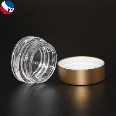 5GM Cream Container 10ml 7ml Screw Cap White Frosted Glass Jars