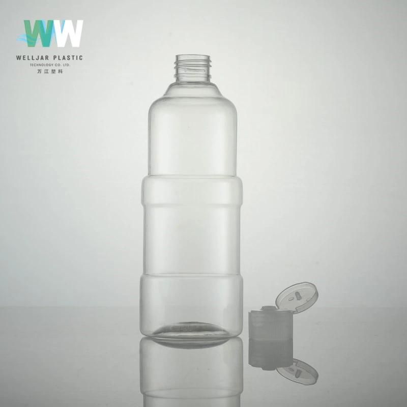 400ml Plastic Pet Shaped Bottle with Flip Cap