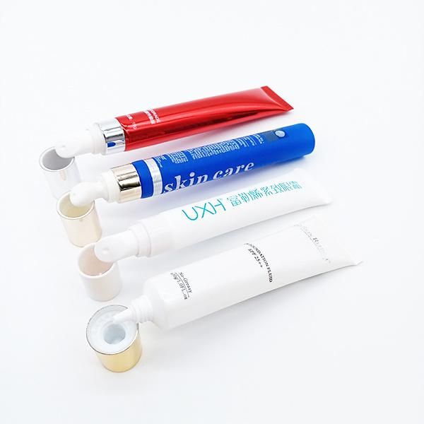 Cream Tube with Massage Cap Plastic Eye Cream with Roller