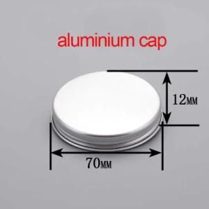 68/410 Cream Jar Round Aluminium Cosmetic Metal Screw Lid/Cover