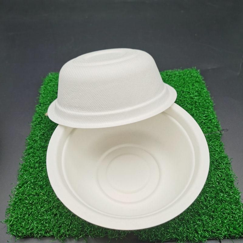Disposable Sugarcane Paper Soup Bowl 350ml Bagasse Bowl