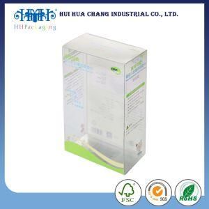 Clear Plastic Shampoo Cosmetic Box with UV Coating