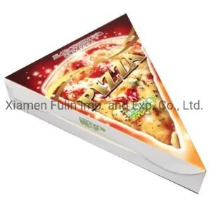 Wholesale Patterned Fashion Customized Triangle Paper Slice Pizza Packaging Box