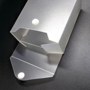 Frosted PVC Pet PETG PP Plastic Foldable Gift Packaging Box