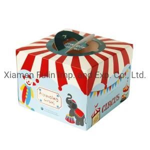 Wholesale Packaging Cute Patterned Custom Kids Birthday Party Gift Cake Box