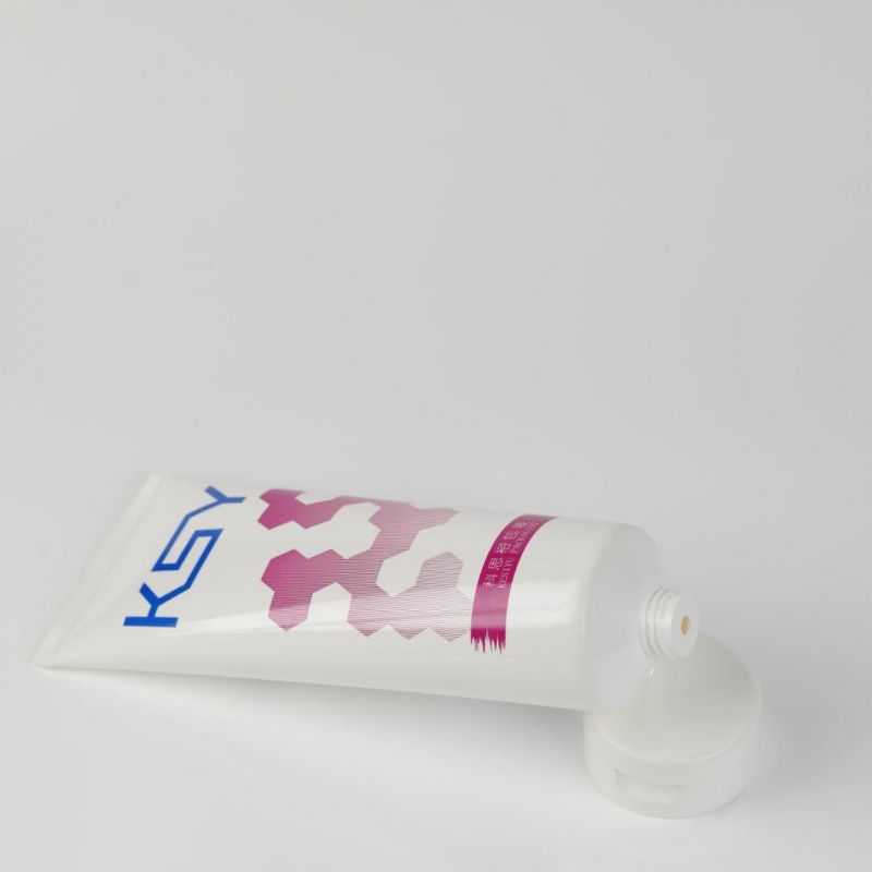 Surface Handling Offset Printing 120g Plastic Soft Pearl White Empty Cosmetic Cream Tube Material Plastic Packaging