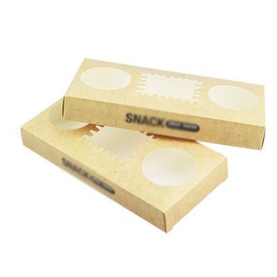 Disposable Food Packaging White Cardboard Paper Box for Fruits Tray