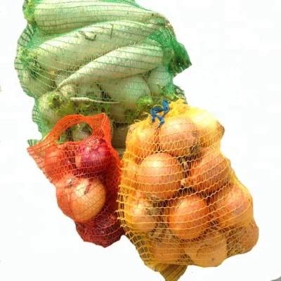 Net Mesh Fruit Packaging Bags PP PE Raschel Mesh Bag for Onion Agriculture