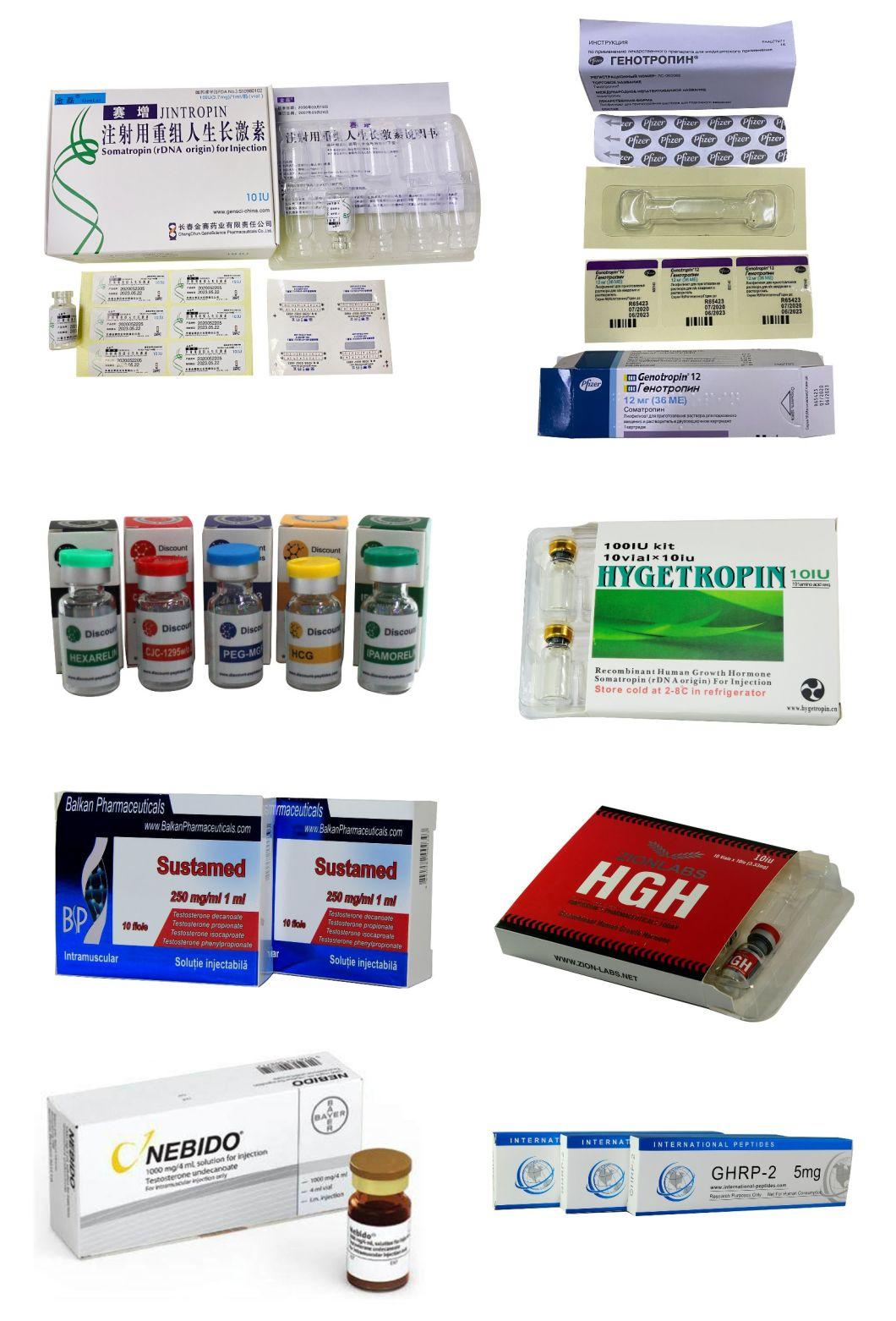 Pharmaceutical Medicine Paper HGH Vial Box