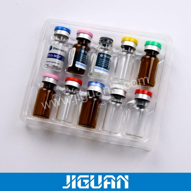 Medical Ampoule Steroid Peptide Vial Plastic Blister Packaging Tray