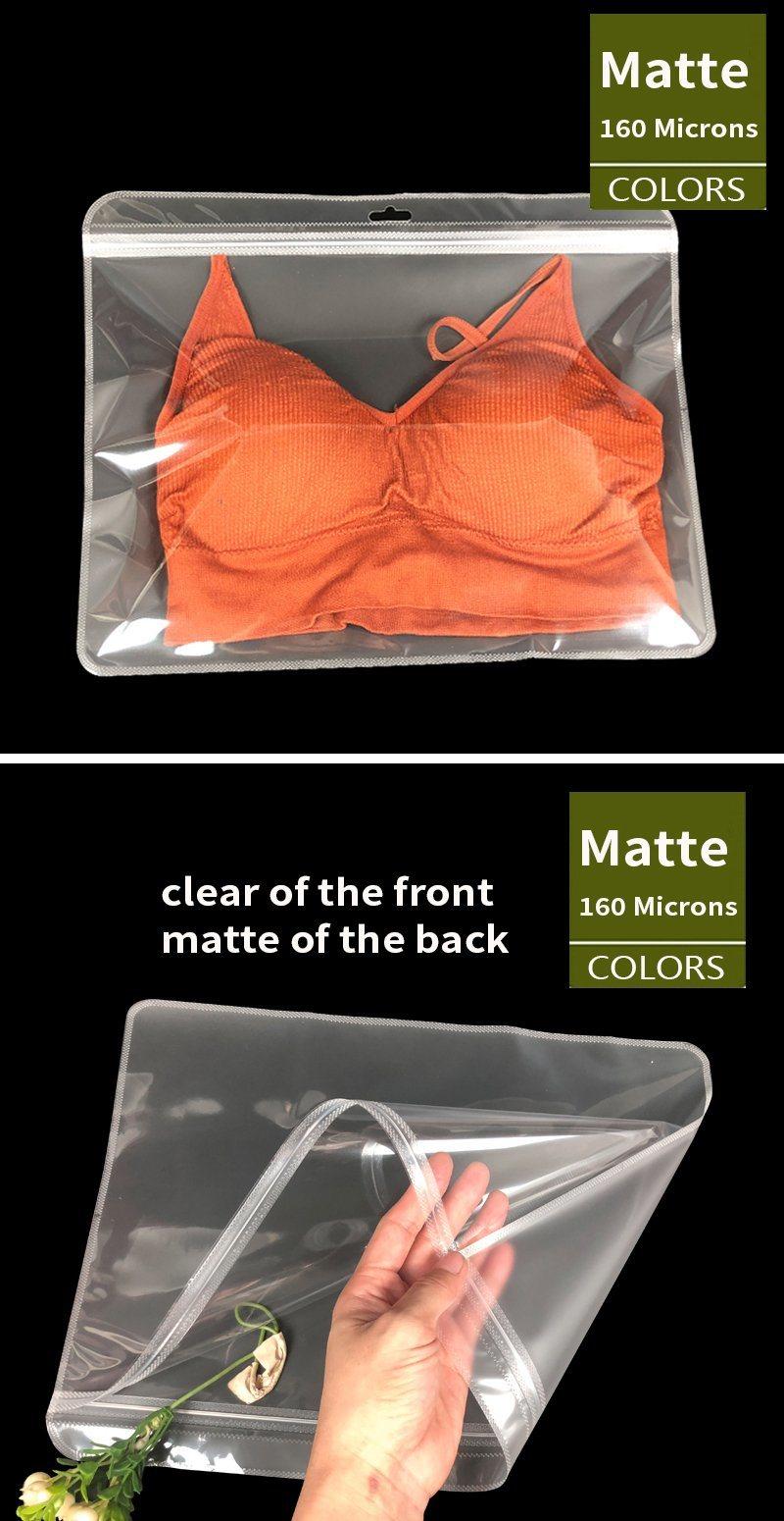 PP Pet Zipper Plastic Packaging Bags for Clothing/Underwear