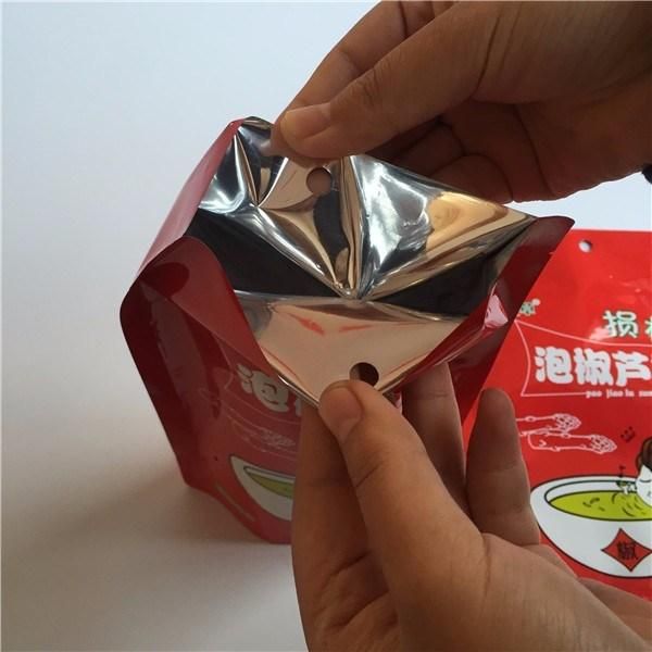 Wholesale Leisure Snack Packaging Bag Custom Print Aluminum Foil Lamination Bag Self-Seal Stand-up Pouch
