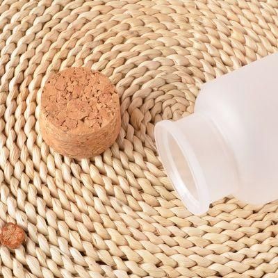 Cosmetic Bottle 100g Round PP Bath Salt Bottle