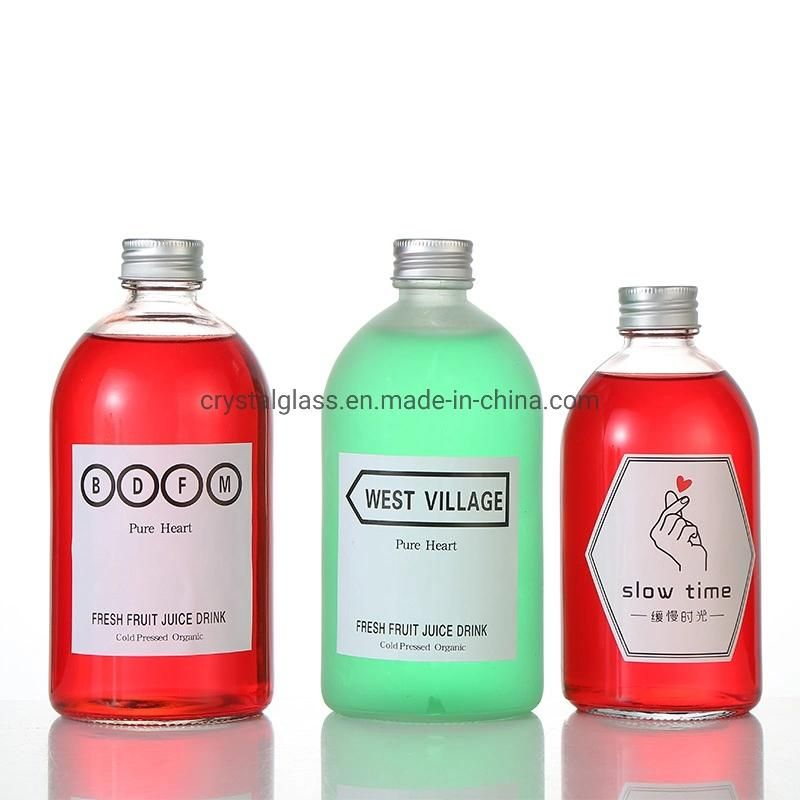 150ml 270ml 350ml 500ml Boston Style Glass Carbonated Beverage Bottle 8oz 16oz