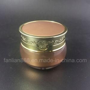 Acrylic Drum Shape Cream Jars for Cosmetic Packaging