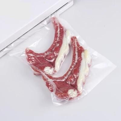 Clear Vacuum Bag for Food Plastic Vacuum Pouch Heat Sealable Bags for Food Storage Packets Mini Sample with Tear Notches