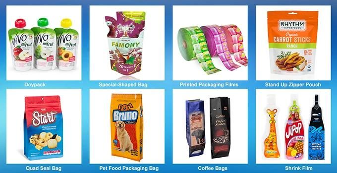 Customized Printing Aluminum Foil Resealable Food Packaging Stand up Pouch with Ziplock