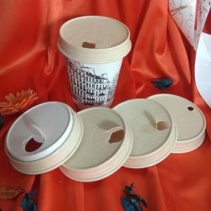 2020 New Biodegradable Disposable Sugarcane Paper Cup Lid