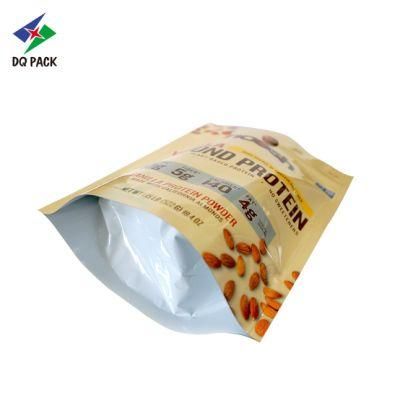 Dq Pack Custom Ziplock Stand up Pouch Color Printing Services for Chocolate Nuts Dry Food